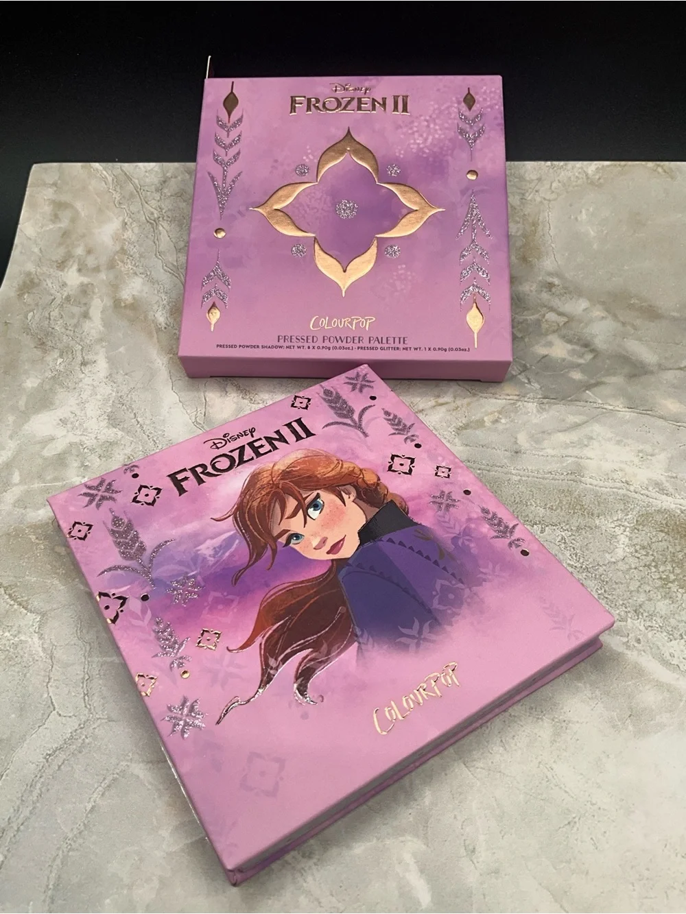 ColourPop Pink & Gold Eyeshadow Palette ANNA PALETTE